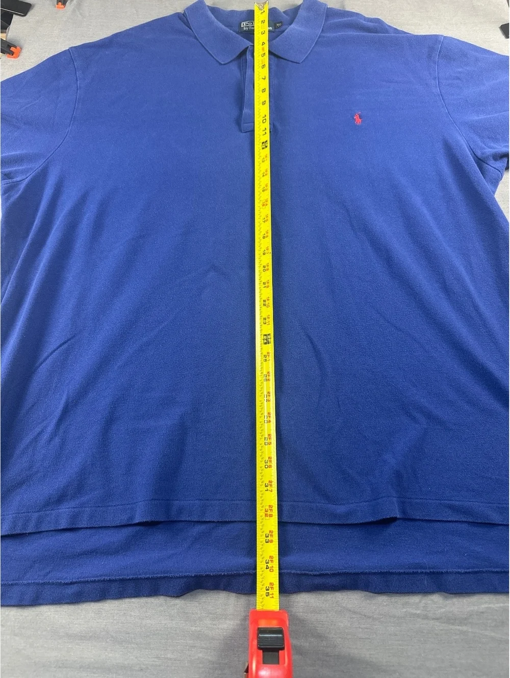 Polo Ralph Lauren Men's Blue Polo Shirt Size 3XL Good Condition